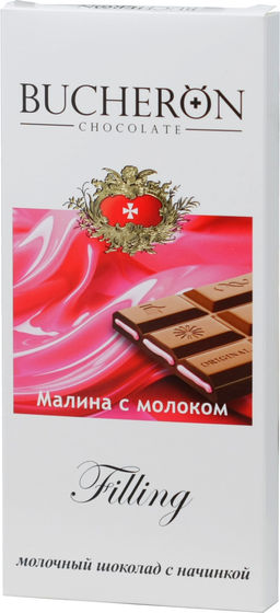 BUCHERON. Filling. Молочный (малина-молоко) 85 гр. карт.упаковка