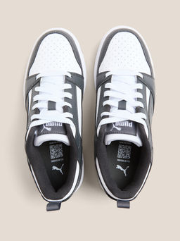 Детские кеды PUMA Puma Rebound V6 Lo Jr Артикул 4587267, темно-серый
