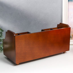 Шкатулка дерево для украшений и косметики 2 ящика белая 35х16,5х17 см - Simaland фото 8