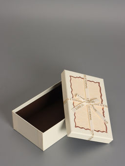 Набор подарочных коробок 3 в 1 прямоугольные с бантом, крем-брюле, 23×16×9.5; 21×14×8; 19×12×6.5 см