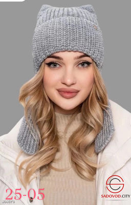 Зимняя шапка для девушки