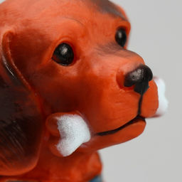 Игрушка пищащая большая Пёс с косточкой для собак, 15 см - Пижон фото 4