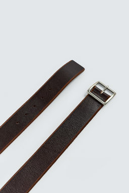 LIMITED EDITION LEATHER BELT - Zara фото 4
