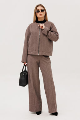 Брюки AmberA 1125-3 шоколад  фото 4