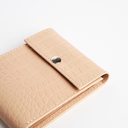 Кошелёк на кнопке, цвет пудровый - Simaland фото 3