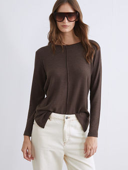 Bisiklet Yaka Kad?n Ti??rt