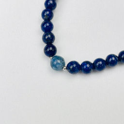 Браслет из Лазурита и Кианита 17 см