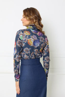 Водолазка прямая Цвет:Мультиколор