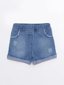 Beli Lastikli Basic K?z Bebek Jean ?ort