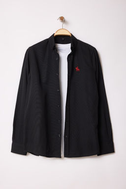TRENDYOL MAN Mavi Regular Fit Nak?s Detayl? Oxford Kolay Utulenebilir Smart Gomlek TMNAW25GO00036 - Trendyolmilla фото 19