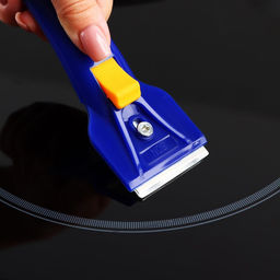 Скребок для стеклокерамики Доляна Базис, 16 см, МИКС  фото 2