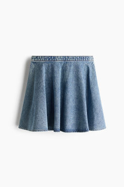 Falda circular en denim