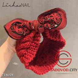 Тёплая повязка для волос женская - Bruno фото 6