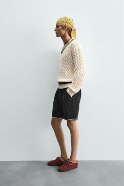 CABLE-KNIT SWEATER - Zara фото 4