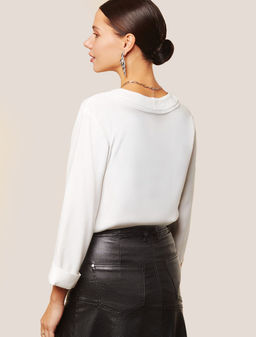 Летящая блузка из премиальной вискозы и лиоцелла