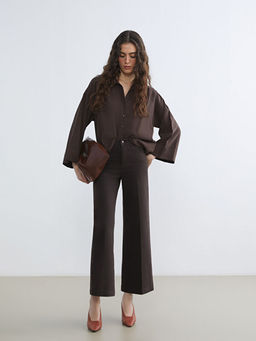 Wideleg Kad?n Jean Pantolon