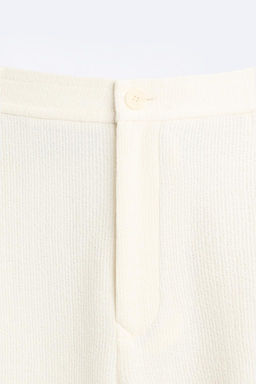 DOKULU PILILI PANTOLON - Zara фото 8