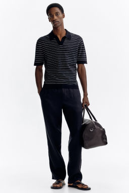 Pantal?n de lino Regular Fit - H&m фото 6