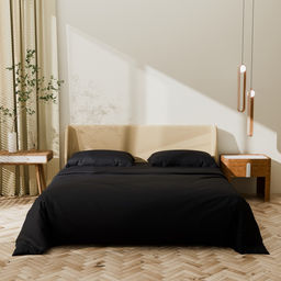 Постельное бельё Этель евро Jet black 200х215, 215х240, 50х70+3-2 шт, мако-сатин, 114г/м2  фото 10