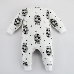 Комбинезон Енот Крошка Я, цвет белый, рост 62-68 см фото 6