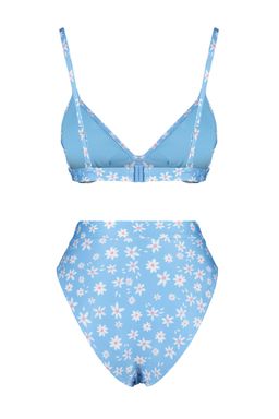 TRENDYOLMILLA Cicek Desenli Ucgen Yuksek Bel High Leg Hipster Bikini Tak?m? TBESS22BT0016  фото 8