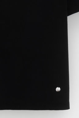 ЕВТ 3283/черный фуфайка (футболка) жен