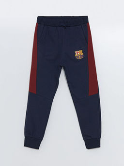 Beli Lastikli Barcelona Bask?l? Erkek ?ocuk Jogger E?ofman Alt?
