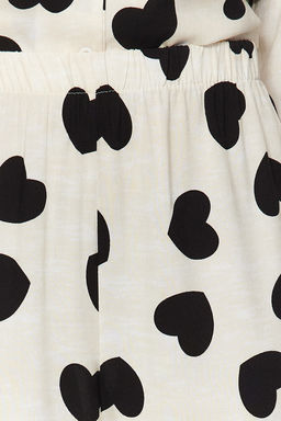 Trendyolmilla Ac?k Pembe Kurdele/Fiyonklu Viskon Dokuma Pijama Tak?m? THMAW21PT0936 фото 7