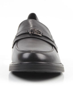 03-DEB103-1 BLACK Лоферы женские (натуральная кожа)