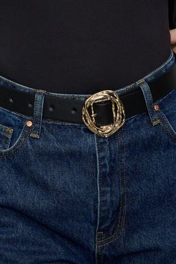 Trendyolmilla Siyah-Siyah Tokal? 2li Paket Deri Gorunumlu TWOAW25KE00001 фото 7