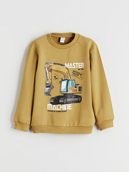 Bisiklet Yaka Erkek ?ocuk Sweatshirt ve E?ofman Alt