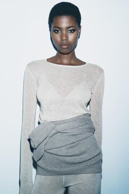 100% WOOL LEGGINGS - Zara фото 21
