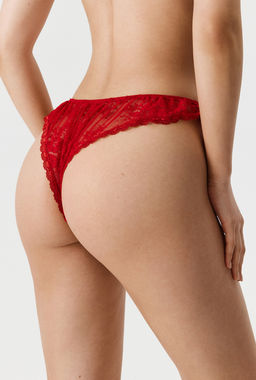 Infinity / Трусы жен. с высокой талией Shampany красный - Infinity Lingerie фото 3