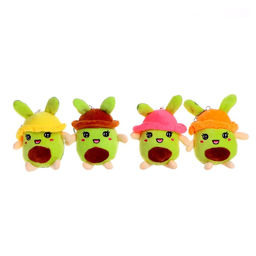 Брелок детский «Авокадо в панамке», мягкая игрушка, 11 см, цвет МИКС