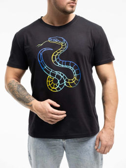 Футболка мужская, цвет черный