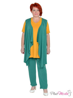 Жакет Модель №1249 размеры 44-84 - Plusmoda фото 3