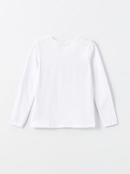 Bisiklet Yaka K?z ?ocuk Ti??rt - Waikiki фото 2