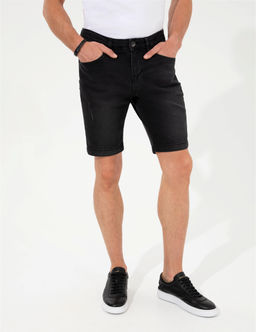 Siyah Slim Fit Jean _ort