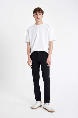 Pedro Slim Fit Джинсовые брюки узкого кроя с нормальной талией и узкими штанинами - Defacto фото 2