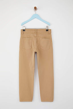 Siyah 100% Pamuk Beli Lastikli Duz/Basic Dokuma Erkek Cocuk Okul Pantolonu TKDAW26PL00002 - Trendyolmilla фото 7