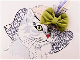 ДЕКОРАТИВНАЯ ПОДУШКА НЕЗНАКОМКА 45*45, ШАМПАНЬ, ВЫШИВКА 100 - Lefard фото 2