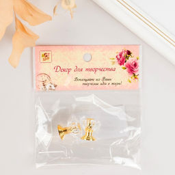 Цена за 2 шт. Ручка для шкатулки металл Кристалл 2,2х2,2х2,2 см - Арт узор фото 3