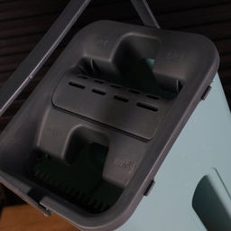 Ведро с вертикальным отжимом и шваброй Моп / S2-1 /уп 24/ голубой - Галеонтрейд фото 7