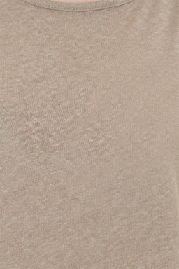 Женская футболка без рукавов цвета хаки с круглым вырезом Неожиданная скидка в корзине - U.s. polo assn фото 6