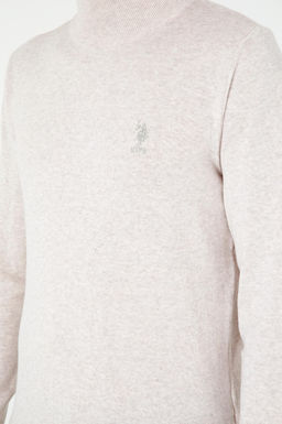 Мужской базовый свитер из каменного меланжа - U.s. polo assn фото 7