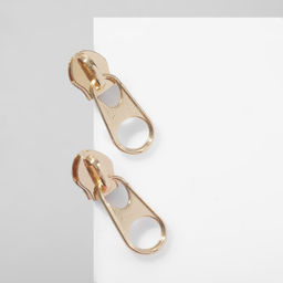 Серьги Замок, цвет золото