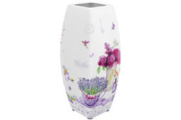 Ваза 3,15 л 12,5*12,5*30 см Лаванда квадрат, NEW BONE CHINA - Elan gallery фото 5