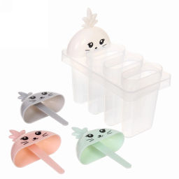 Цена за 2 шт. Форма для приготовления мороженого "Котята" 4шт