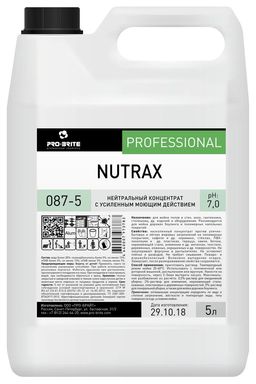 Нейтральный концентрат c усиленным моющим действием NUTRAX 5л