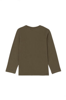 Базовый свитшот цвета хаки для мальчика - U.s. polo assn фото 2